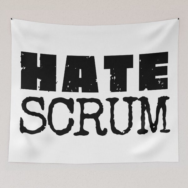 Item preview, Hate Scrum designed and sold by trendingatees.