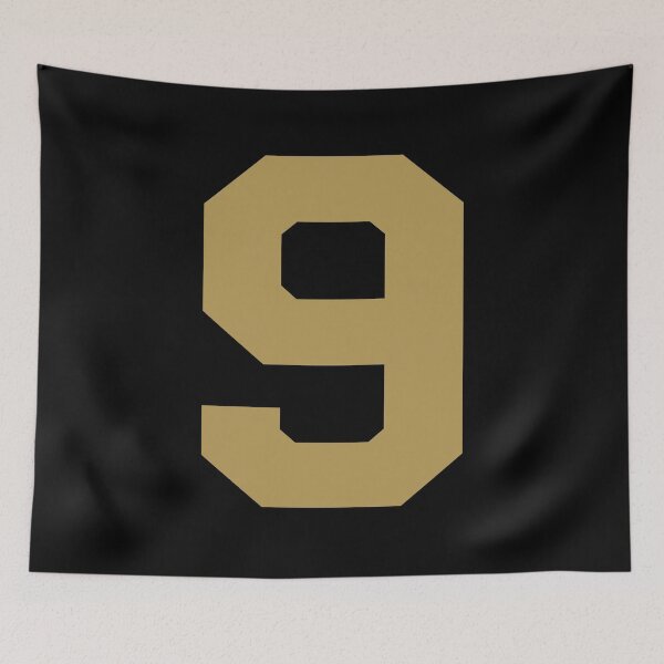 Item preview, Number 9, Gold nine, Sports number 9 designed and sold by TheCultStuff.