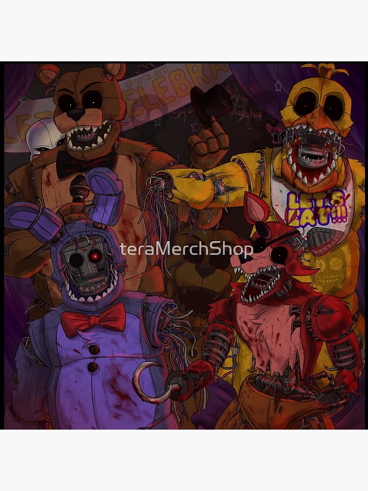 Withered foxy five nights at freddys 2 Photographic Print for