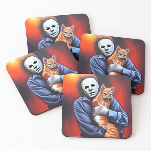 Item preview, Michael Meow Myers Cute Cat and Killer Couple designed and sold by Horrorscape.