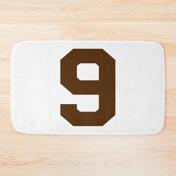 Item preview, Number 9, Brown nine, Sports number 9 designed and sold by TheCultStuff.