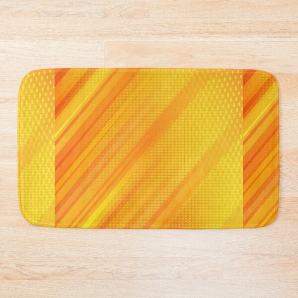 Aperçu de l'œuvre Joli haut à rayures diagonales orange clair créée et vendue par BEAUTY ⭐⭐⭐⭐⭐.