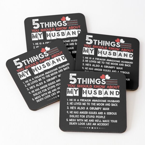 Item preview, 5 things you should know about my Husband designed and sold by sharonpdore.