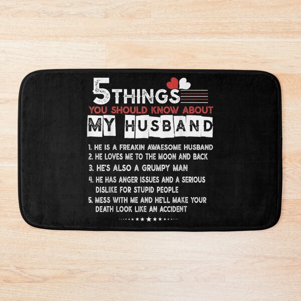 Item preview, 5 things you should know about my Husband designed and sold by sharonpdore.