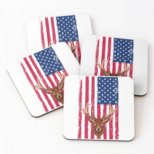 Item preview, Deer Hunting usa flag Hunting season   designed and sold by Mansn.