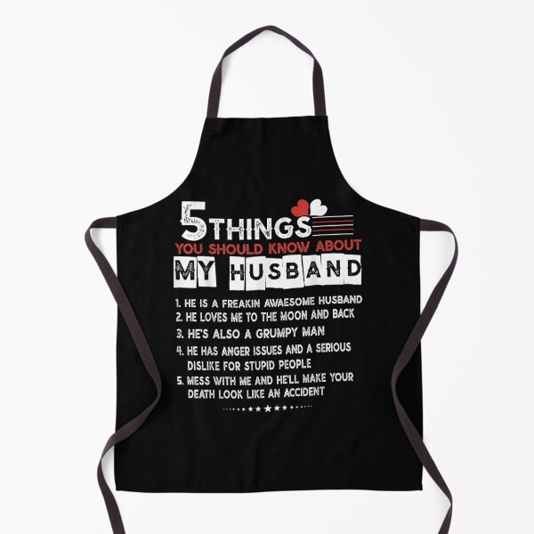 Item preview, 5 things you should know about my Husband designed and sold by sharonpdore.