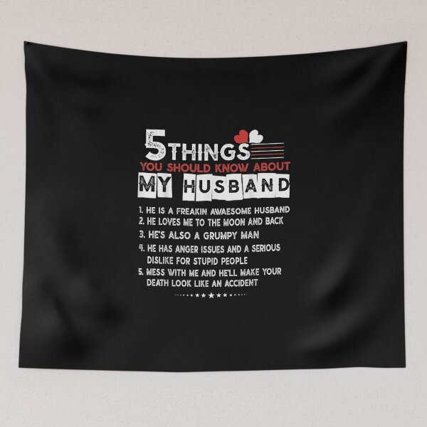 Item preview, 5 things you should know about my Husband designed and sold by sharonpdore.