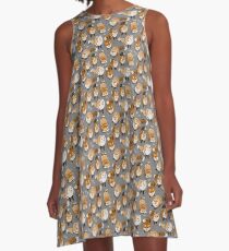 Fox Village Pattern A-Line Dress
