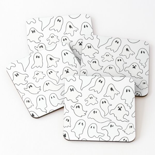 Item preview, Halloween Spooky Ghost Pattern designed and sold by GiakaiArt.