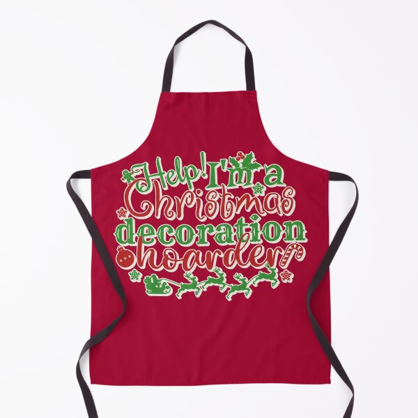 Item preview, Colourful Help! I'm A Christmas Decoration Hoarder, Cream Shadow Border designed and sold by TrulyEpoque.