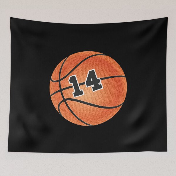 Item preview, Basketball ball number 14, fourteen designed and sold by TheCultStuff.