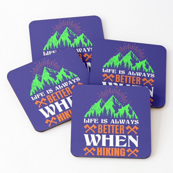 Item preview, LIFE IS ALWAYS BETTER WHEN HIKING designed and sold by Cardio Boutique.