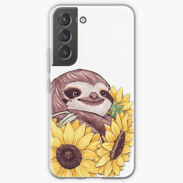 Sunflower Sloth Samsung Galaxy Soft Case