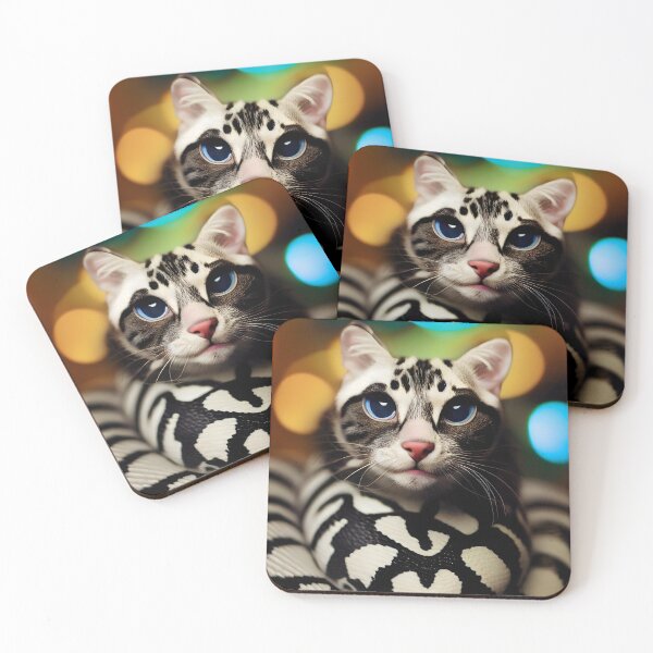 Item preview, Snake Cat Portrait - José designed and sold by DreamOfBunnies.