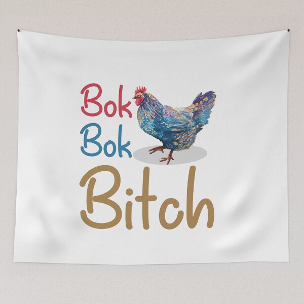 Item preview, Bok Bok Bitch designed and sold by Pratik Dodiya.