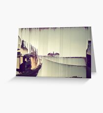 Bird On A Wire Greeting Card