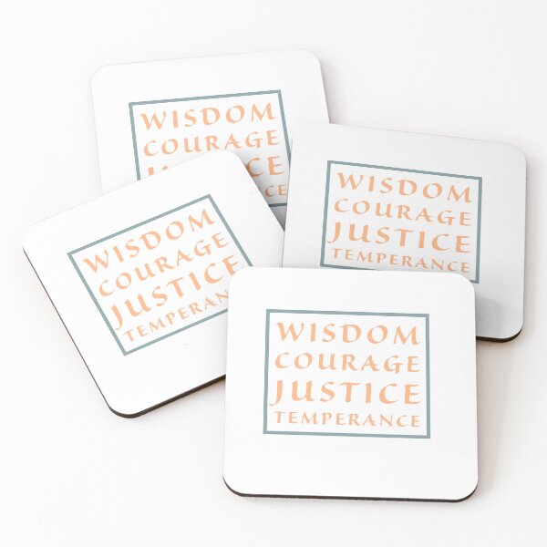 Item preview, Wisdom Courage Justice Temperance designed and sold by ArtBySymone.