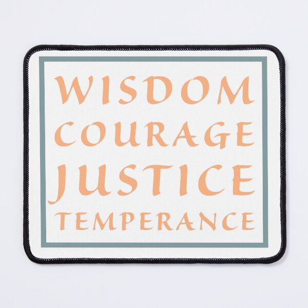 Item preview, Wisdom Courage Justice Temperance designed and sold by ArtBySymone.