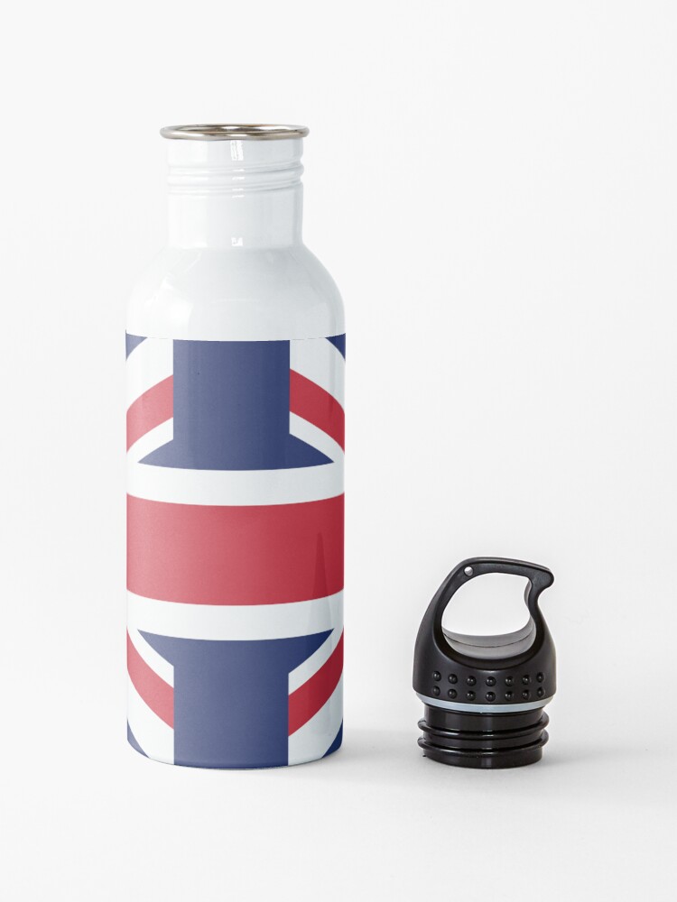 Alternate view of BO'OH'O'WA'ER Funny British Accent Flag Water Bottle