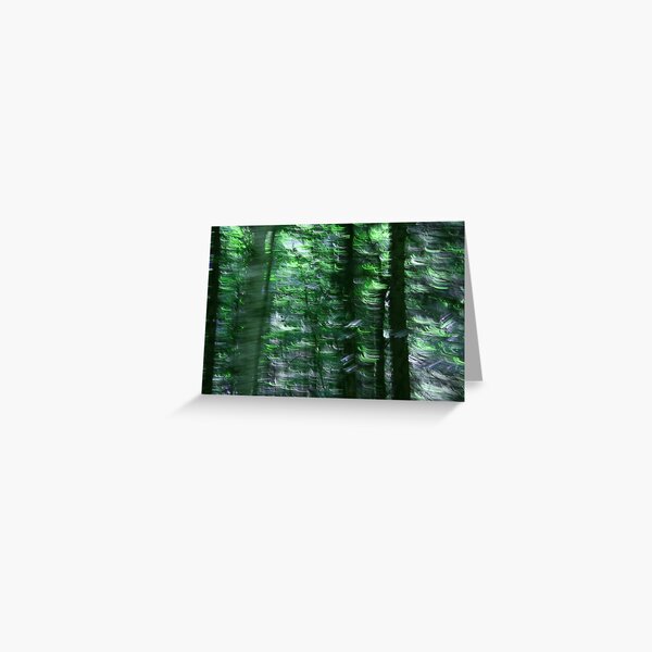 crazy forest Greeting Card