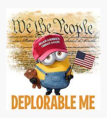 Deplorable Me - We the People Photographic Print