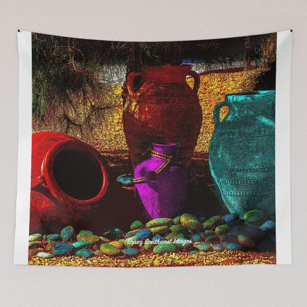 Item preview, Pottery at the Rosary Garden, Mesilla Park, NM designed and sold by William E Lopez.