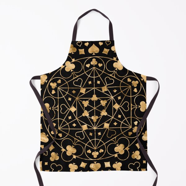 Item preview, Card Suit Symbols Sacred Geometry Mandala designed and sold by k9printart.