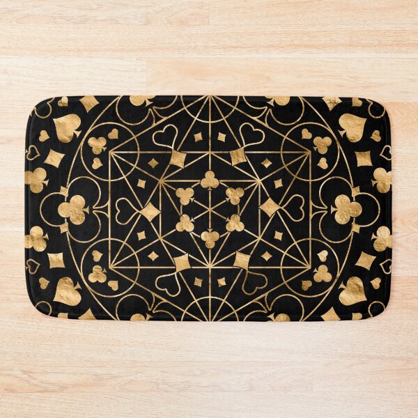 Item preview, Card Suit Symbols Sacred Geometry Mandala  designed and sold by k9printart.