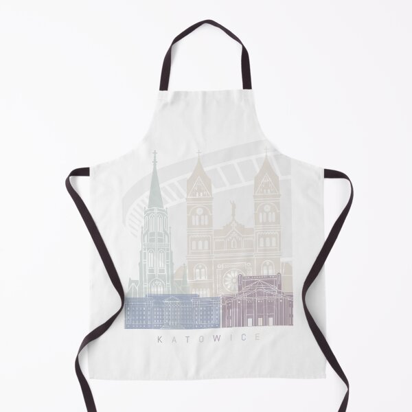 Item preview, KATOWICE SKYLINE POSTER PASTEL designed and sold by paulrommer.