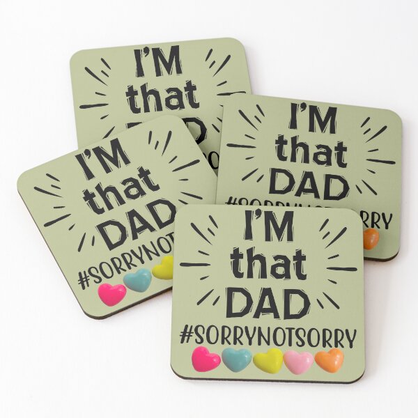 Item preview, Sorry Not Sorry Dad designed and sold by starfishstuff.