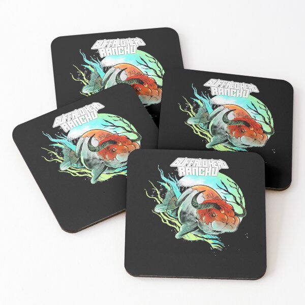 Item preview, Buffalo-Head-Funny-Ranchu-Sunset designed and sold by EleanorWilson.