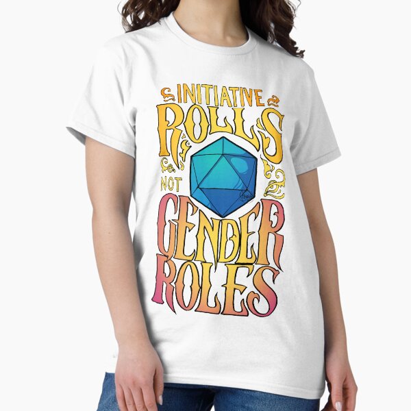Item preview, Initiative rolls not Gender roles designed and sold by Stivaktis Art.