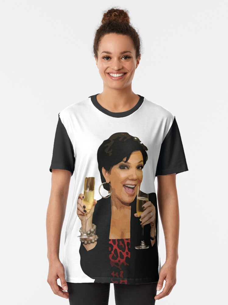 kris jenner flipping off shirt