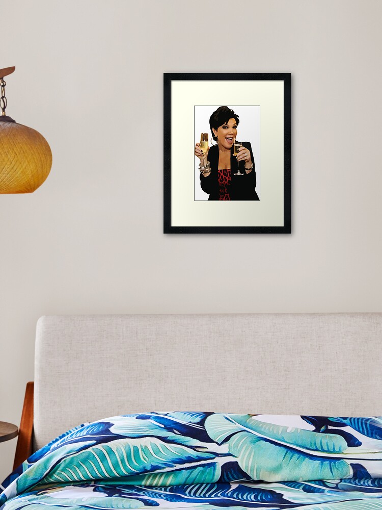 Kris Jenner Framed Art Print