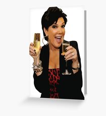 Kris Jenner Grußkarte
