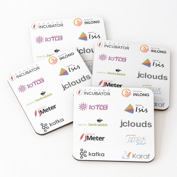 Item preview, ★ Apache Incubator, Inlong, IoTBD, Isis, Jackrabbit, jclouds JMeter, Johnzon, Kafka, Karaf - 10x Sticker Combo Pack designed and sold by Geekvana ⧉.