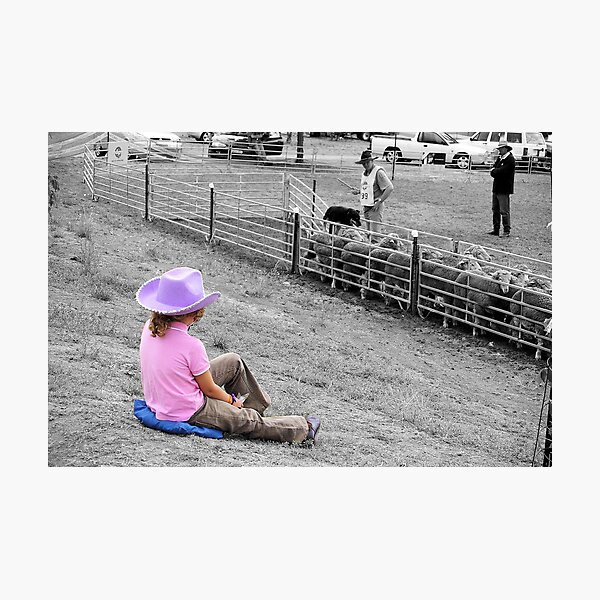 Item preview, Pink cowgirl designed and sold by Bernadette Maurer.