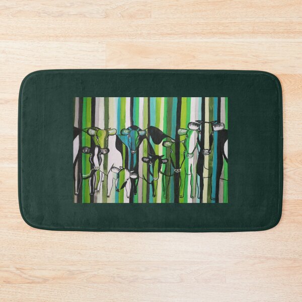 Item preview, Cows abstract green designed and sold by susannvoelske.