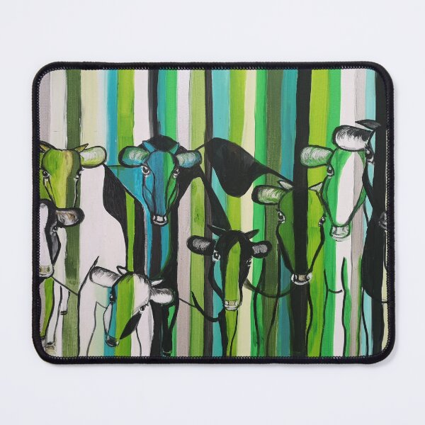 Item preview, Cows abstract green designed and sold by susannvoelske.