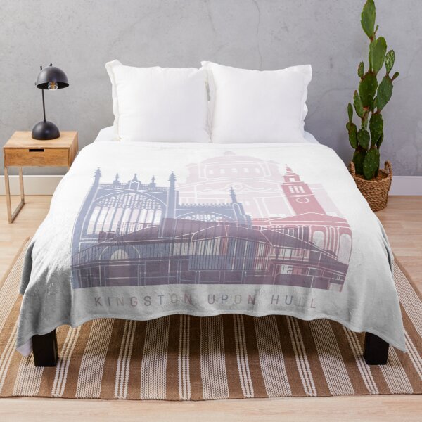 Item preview, KINGSTON UPON HULL SKYLINE POSTER PASTEL designed and sold by paulrommer.