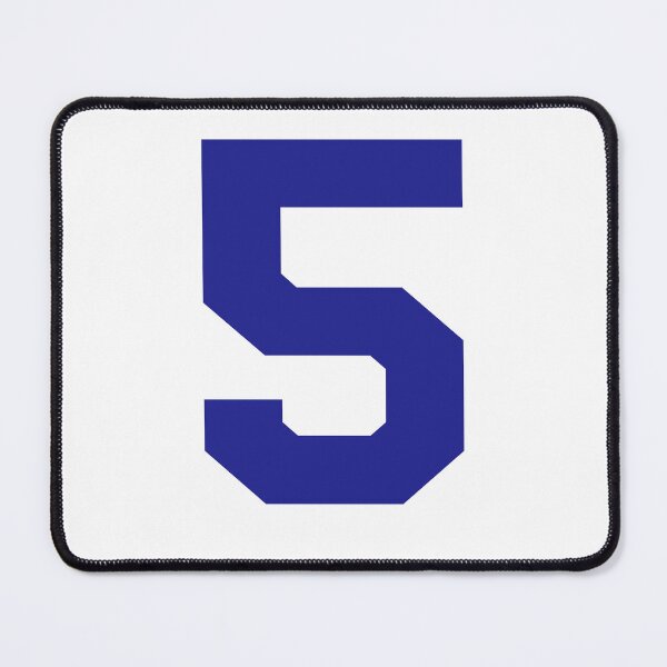 Item preview, Number 5, Blue five, Sports five designed and sold by TheCultStuff.