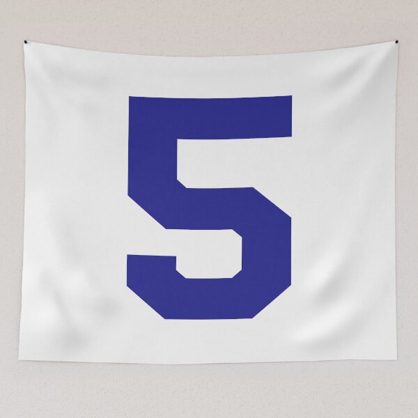 Item preview, Number 5, Blue five, Sports five designed and sold by TheCultStuff.