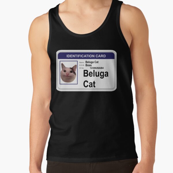 Beluga Cat Identification Card Shirt