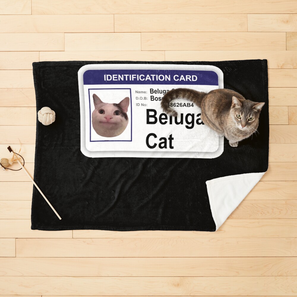 Beluga Cat Identification Card Shirt