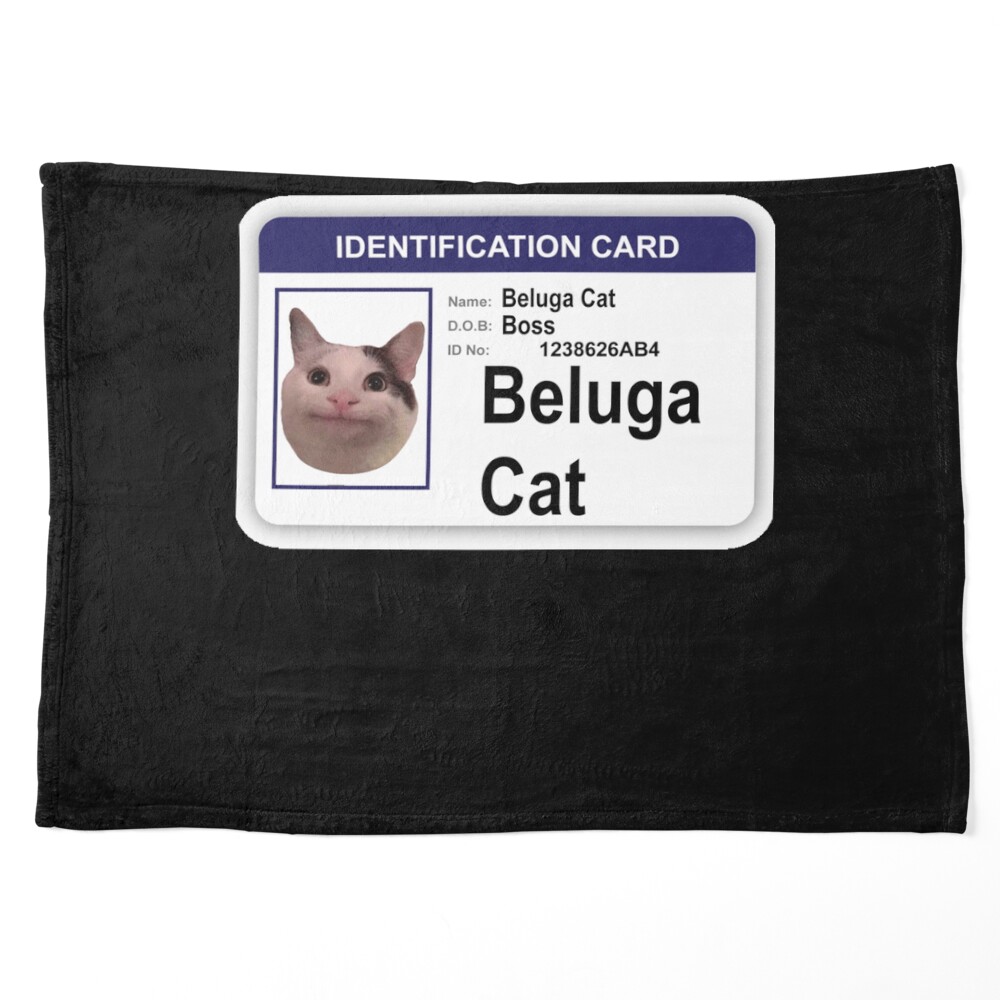 Buy Beluga Cat Identification Card Shirt For Free Shipping CUSTOM