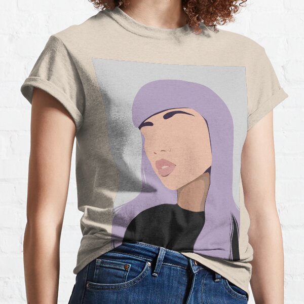 harlow, modern, minimal abstract portrait of a woman Classic T-Shirt