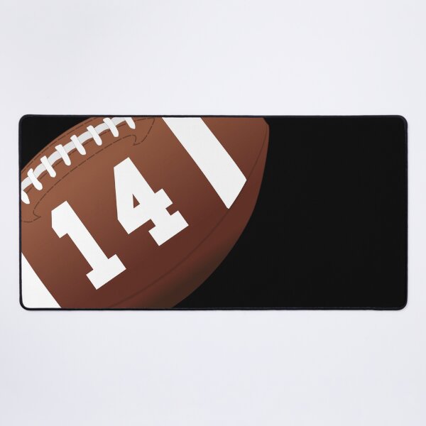 Item preview, American football ball number 14, fourteen designed and sold by TheCultStuff.