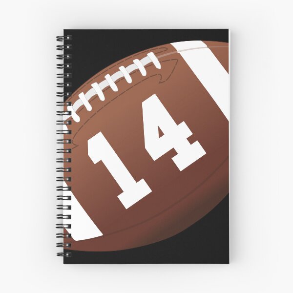 Item preview, American football ball number 14, fourteen designed and sold by TheCultStuff.