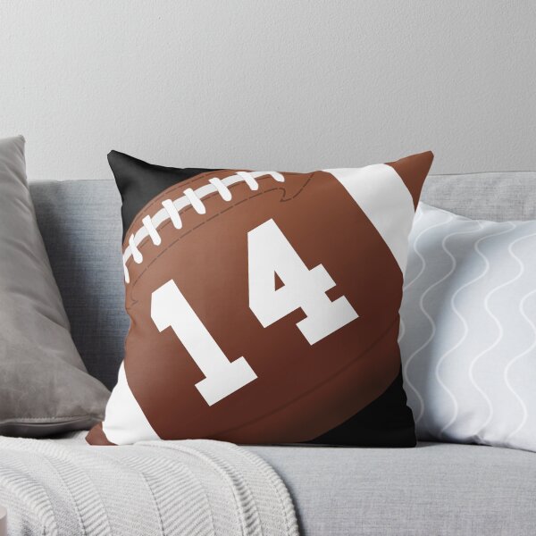 Item preview, American football ball number 14, fourteen designed and sold by TheCultStuff.