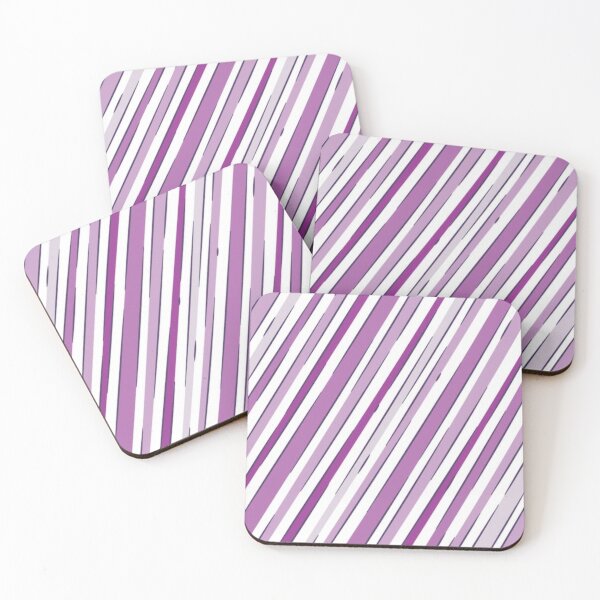 Aperçu de l'œuvre  Joli haut à rayures diagonales violettes créée et vendue par BEAUTY ⭐⭐⭐⭐⭐.
